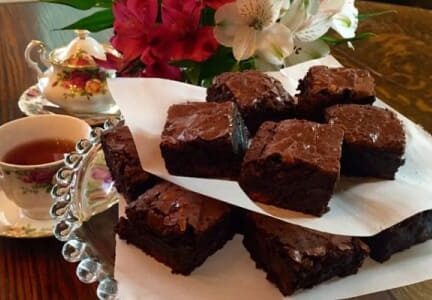 fresh baked brownies