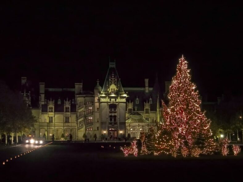 Biltmore Christmas lights