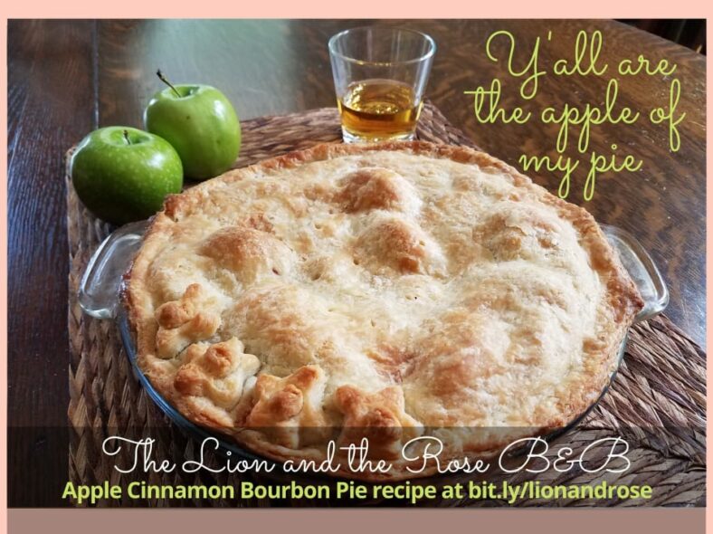 Apple Cinnamon Bourbon Pie